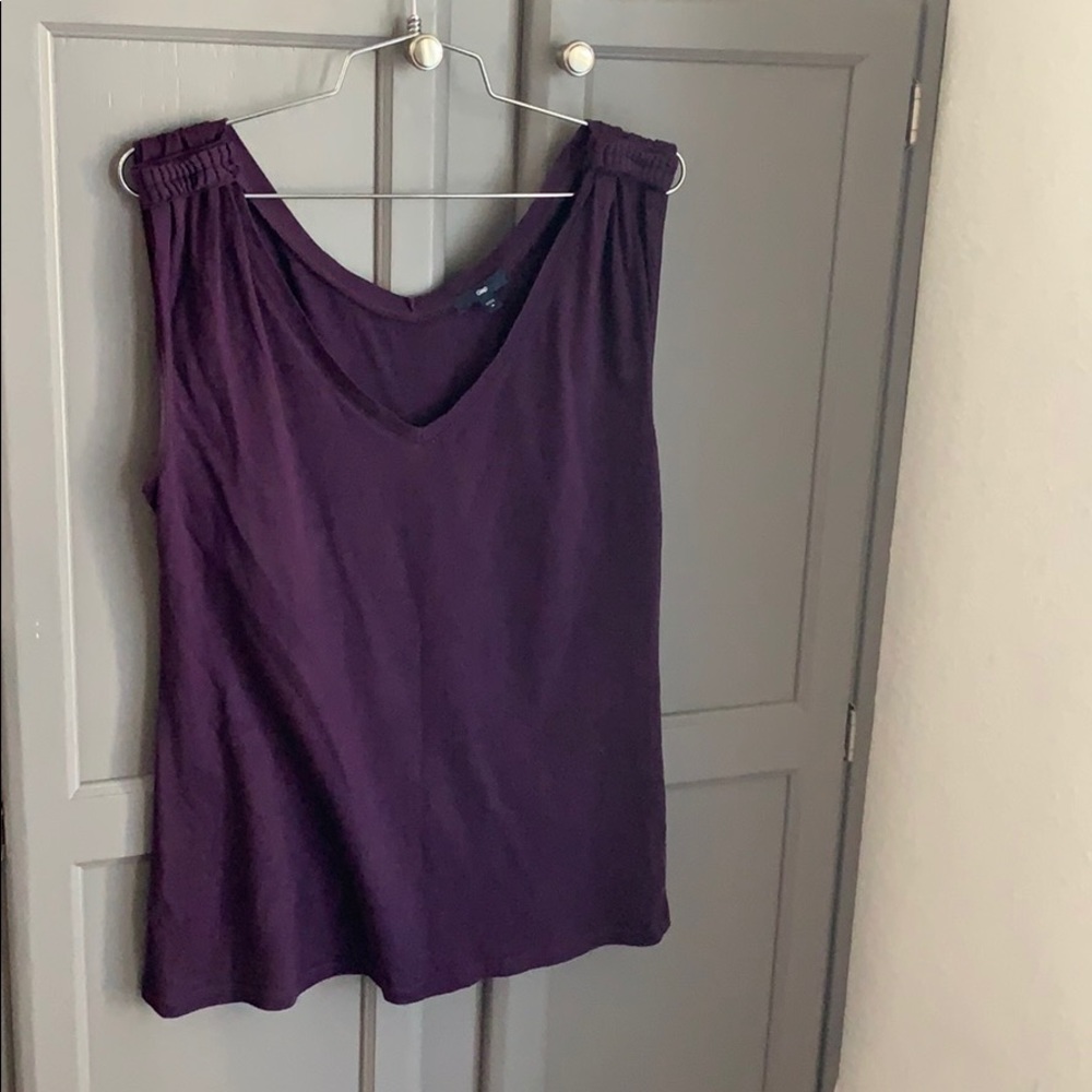 GAP Purple v-neck shirt!